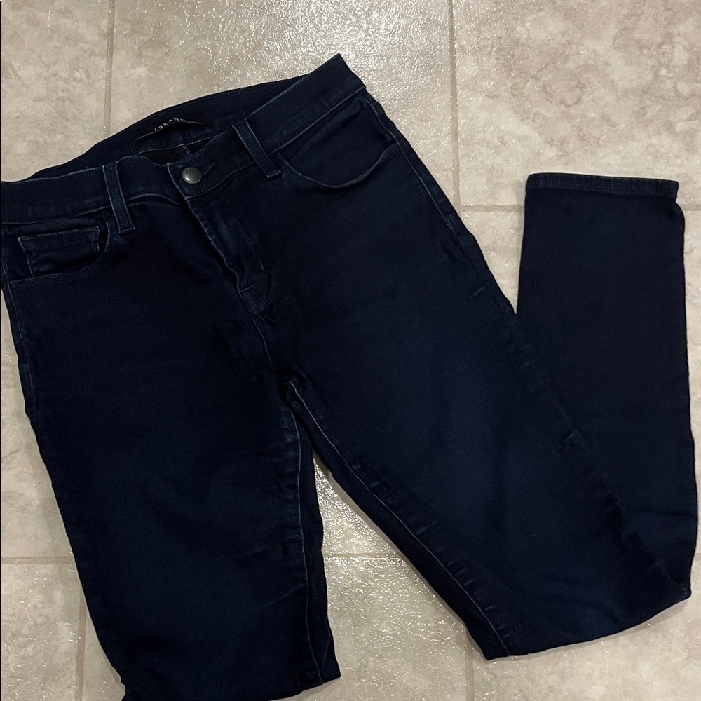 J Brand Dark Blue Skinny Jeans